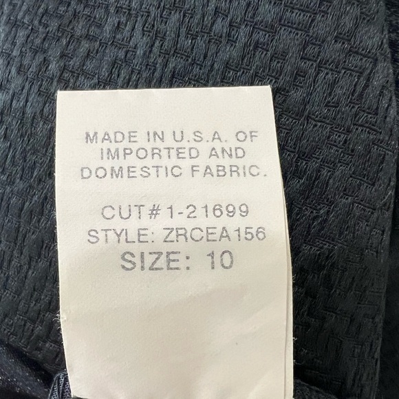 David Meister Black & nude lace detail sleeveless formal cocktail dress size 10 - Picture 8 of 9